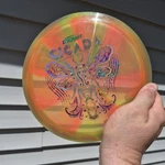 New Discraft Ledgestone 2024 Esp Swirl Cicada 170-172G Party Time Field Tested. Fixed Price $15.00.