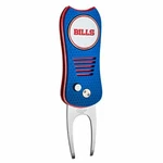 Buffalo Bills Switchblade Divot Tool With Ball Marker, New, Magnetically Atta.... Fixed Price $18.98.