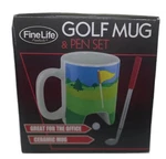 Finelife Golf Mug & Set With Mini Ball Gift, Putter Pen, 11 Oz. Fixed Price $15.00.