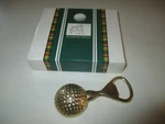 The Animal Loft - Golf Series Set 6 Coasters & Gold Ball Bottle Opener. Fixed Price $12.91.