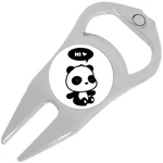 Hi Panda Cute Golf Ball Marker Divot Repair Tool Bottle Opener. Fixed Price $15.88.