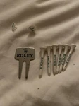 Rolex Golf Tees White Repair Tool Divot Novelty Set 9PC Deal. Fixed Price $123.45.
