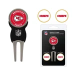 Team Golf Nfl Kansas City Chiefs Divot Tool With 3 Ball Markers Set. Fixed Price $9.99.