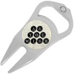 As You Wish Typewriter Quote Golf Ball Marker Divot Repair Tool Bottle Opener. Fixed Price $15.88.