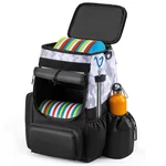 Disc Golf Bag, Heavy Duty 600D Polyester, Backpack With Insulated C.... Fixed Price $42.27.