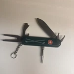 Wenger Swiss Army Golf Pro Multi Tool Pocket Knife Made In Switzerland Green. Fixed Price $28.00.