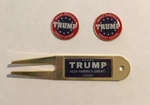 President Donald Trump Magnetic Golf Ball Markers And Divot Tool Set Maga Kag. Fixed Price $12.99.