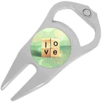Love Golf Ball Marker Divot Repair Tool Bottle Opener. Fixed Price $15.88.