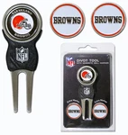 Cleveland Browns Golf Divot Tool With 3 Markers. Fixed Price $25.45.