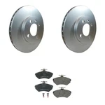 Hella Pagid Front Rotors Low-met Disc Brake Pad Kit For Vw Cabrio Golf Jetta. Fixed Price $165.95.