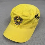 John Daly Golf Hat Cap Yellow Imperial Grip It Lion Logo Distressed Cadet. Fixed Price $19.99.