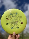 New Discraft Limited Edition Big Z Comet, 176G Yellow W/ Infinite Discs Party. Fixed Price $20.99.