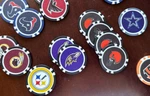 You Pick Nfl Wincraft Golf Ball Marker Poker Chip Pittsburgh Steelers Round Logo. Fixed Price $5.28.