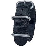 New Bertucci Men's Stainless Buckle Black Nylon Smart Watch Band B-117. Fixed Price $25.49.