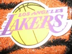 Nba - Los Angeles Lakers Tinsel Ball By Forever Collectibles, Great Home Decor!. Fixed Price $14.99.