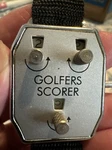 Vintage -golf Scorer -wrist Stroke Counter Watch Working. Fixed Price $10.00.