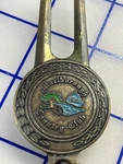 A351- Antique 1922 Marlborough Country Club Golf Divot Tool Ball Marker. Fixed Price $19.99.