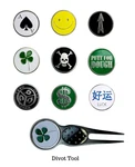 Divot Tool With Removable Ball - Choose Style (1 + 2 Markers). Fixed Price $9.99.
