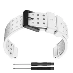 White Silicone Watch Wristband Strap Bracelet Belt For Garmin Approach S20. Fixed Price $9.77.