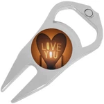 Love You Nightlight Golf Ball Marker Divot Repair Tool Bottle Opener. Fixed Price $15.88.