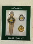 Masters Golf Divot Tool And Ball Marker Set. Fixed Price $38.00.
