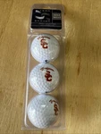 New Sealed 3 In One Pack Team Effort Trojans Usc White Golf Balls. Fixed Price $29.00.