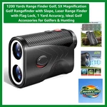 Laser Range Finder For Golf And Hunting - Accurate To 1 Yard, Weatherproof. Fixed Price $71.99.