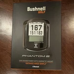 Bushnell Phantom 2 Golf Gps Rangefinder Bluetooth Magnetic Mount Black. Fixed Price $90.00.