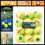 Low Compression Green Dot Tennis Balls - Ideal For Beginners & Training 12 Pac. Fixed Price $35.99.