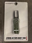 Maxfli Spring Action Switchblade Divot Tool Push Button + Magnetic Ball Marker. Fixed Price $15.95.