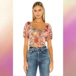 Finders Keepers Nwt Elisa Top Pink Snake Size Xs. Fixed Price $25.00.