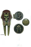 Skull Mummy Golfing Divot Tool Combo Set. Ball Markers + Magnetic Hat Clip. Fixed Price $20.00.