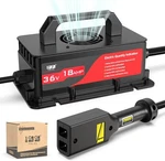 10L0L 18 Amp 36 Volt Golf Cart Charger For Ezgo Txt With D Style Plug, Lightweig. Fixed Price $178.94.