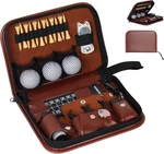 Golf Accessories Kit, Stuff Set With Leather Case, Balls, Tees,. Fixed Price $49.17.