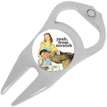 Yeah From Scratch Golf Ball Marker Divot Repair Tool Bottle Opener. Fixed Price $15.88.