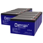 Mighty Max 12V 9AH Gel F2 Battery Replaces Garmin Fishfinder 90 Gps - 8 Pack. Fixed Price $179.99.