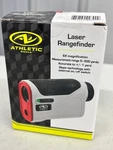 Laser Range Finder Athletic Works 6X Magnification 500 Yard With Case. Fixed Price $82.99.