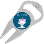 Horn Be Wild Unicorn Golf Ball Marker Divot Repair Tool Bottle Opener. Fixed Price $15.88.