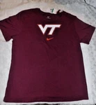 Ncaa Virginia Tech Hokies Men's Nike Tee Team Shirt Size Xl Adult Nwt. Fixed Price $29.99.