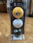 Team Golf Nfl Green Bay Packers Regulation Balls 3-PACK Officially Licensed. Fixed Price $11.99.