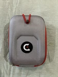 Achix Golf Rangefinder Hard Shell Case, Zip Around, Silver W/red Trim, Nib!. Fixed Price $25.75.