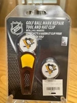Nhl Pittsburgh Penguins Golf Ball Mark Repair Tool And Hat Clip Wincraft. Fixed Price $14.99.