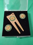 Olympia Fields U.s Senior Open Golf Souvenirs Two Ball Markers And Divot Tool. Fixed Price $15.99.
