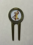 Winnie The Pooh 'tigger' Disney Divot Tool & 1" Magnetic Coin Style Golf Marker. Fixed Price $18.00.