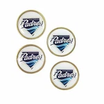 San Diego (sd) Padres Mlb Golf Ball Markers (set Of 4). Fixed Price $19.95.