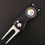 Nfl Pittsburgh Steelers Switchblade Divot Repair Tool 2-SIDED Golf Ball Marker. Fixed Price $16.75.