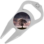 Tree Colorful Sky Golf Ball Marker Divot Repair Tool Bottle Opener. Fixed Price $15.88.