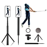 Golf Tripod & Monopod, Magnetic Swing Phone Holder 54" Adjustable Alumin.... Fixed Price $94.47.