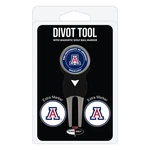 Team Golf Ncaa Arizona Wildcats Divot Tool Pack W/ 3 Ball Markers. Fixed Price $36.75.
