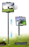 Golf Monopod Stick With 57" Metal Telescopic Pole, Tripod For Recording .... Fixed Price $65.00.